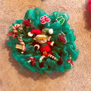 Mesh Christmas Wreath